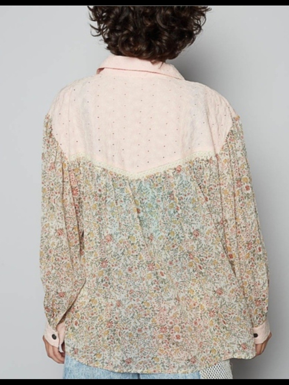 POL Meadow Bloom Button Up View 3